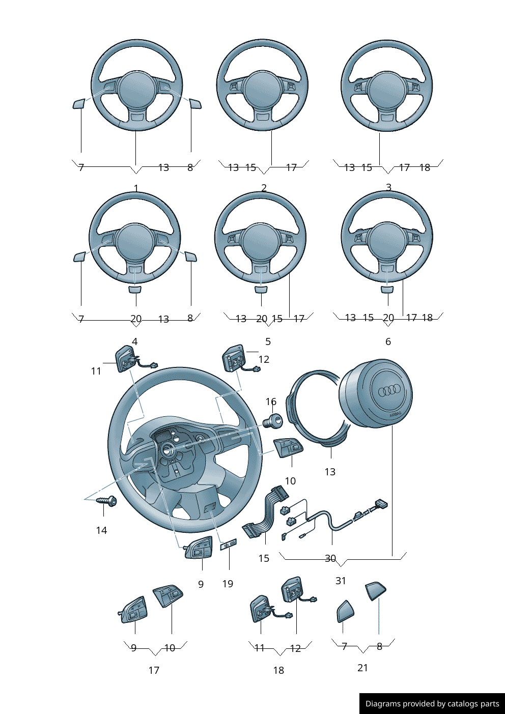 Car part diagram
