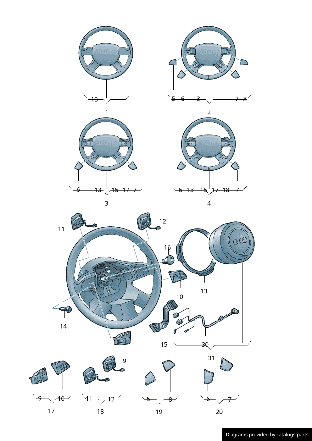 Car part diagram