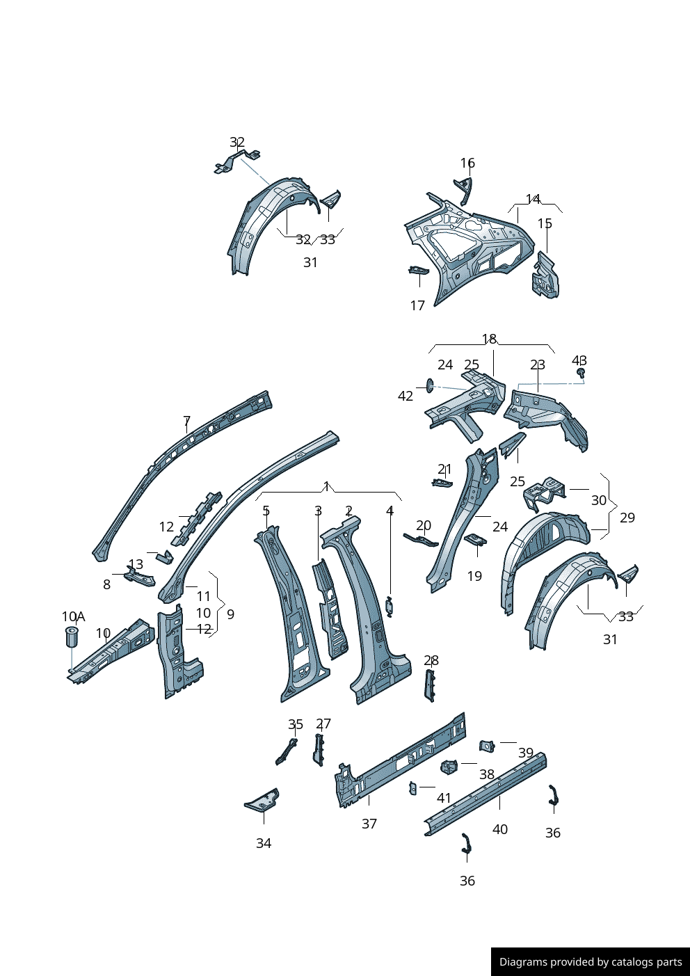 Car part diagram