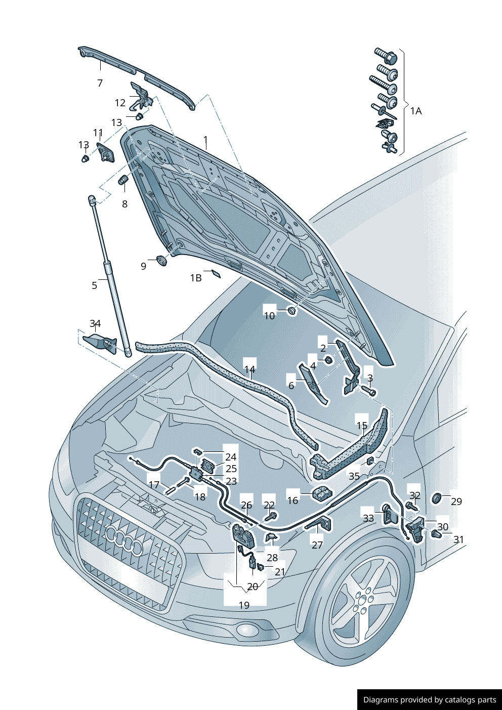 Car part diagram