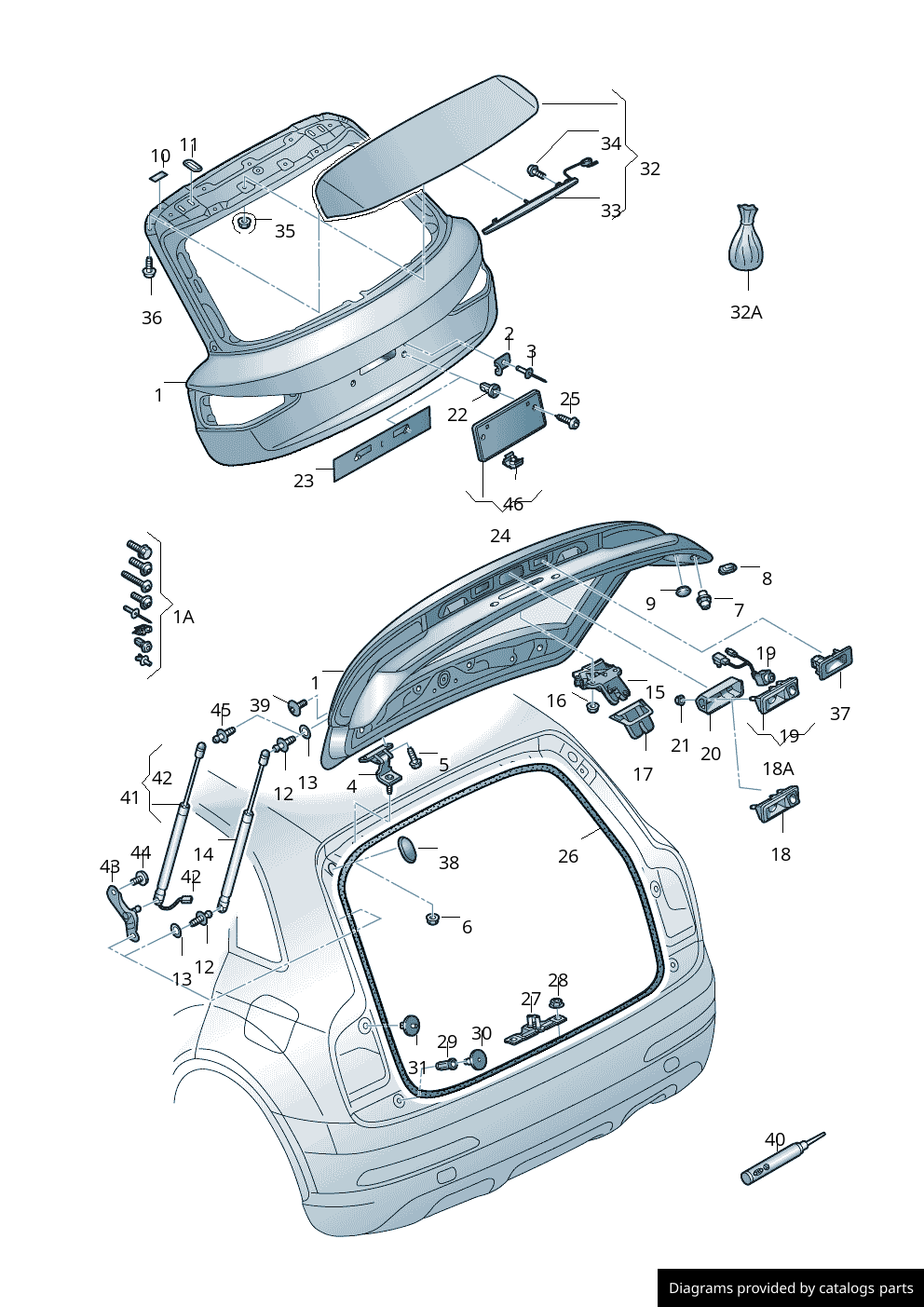 Car part diagram