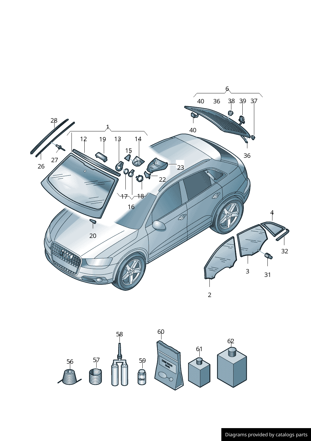 Car part diagram