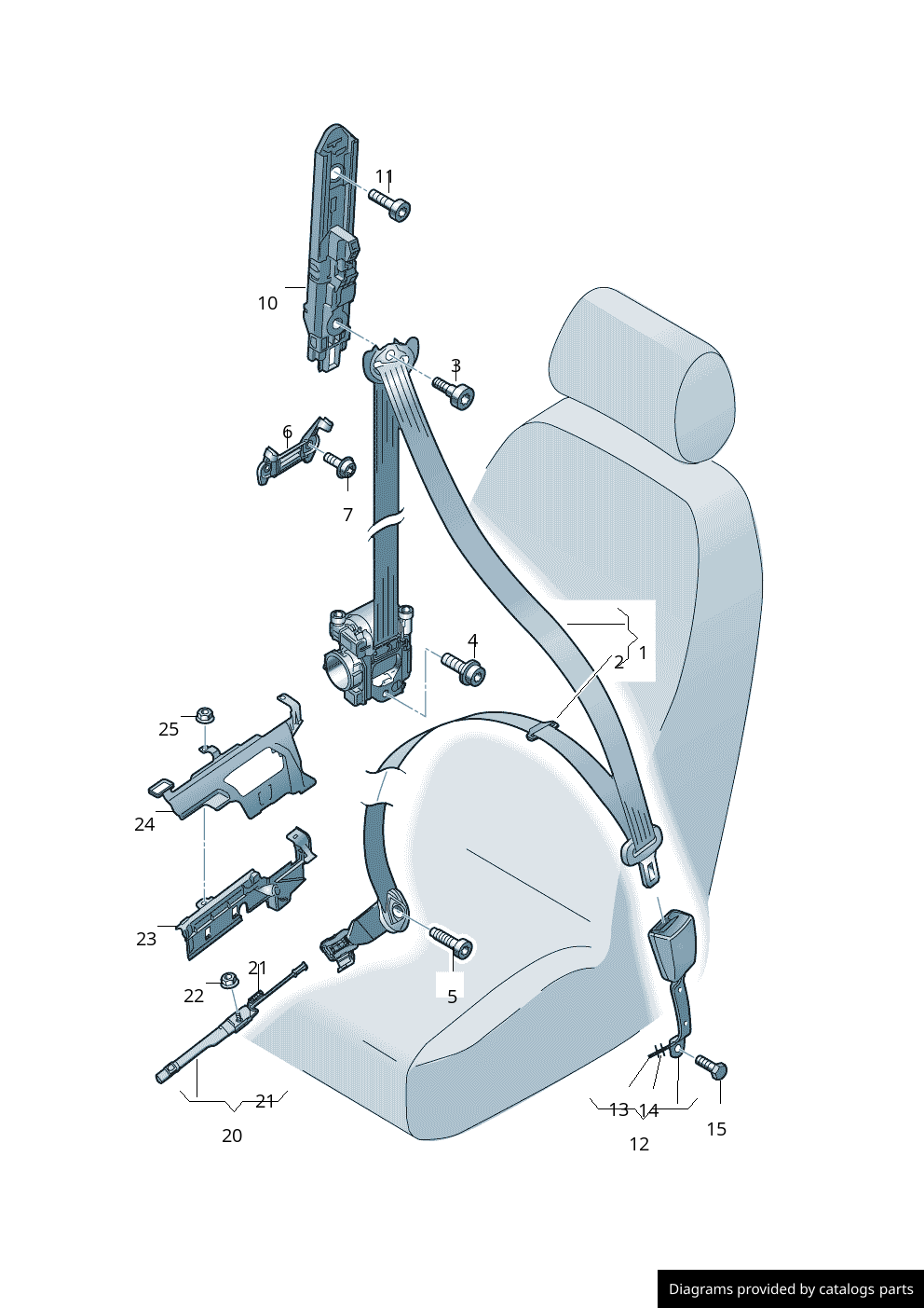 Car part diagram