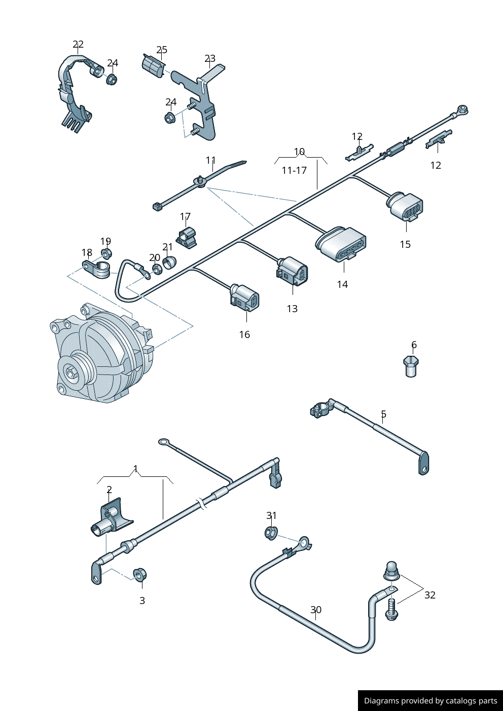 Car part diagram