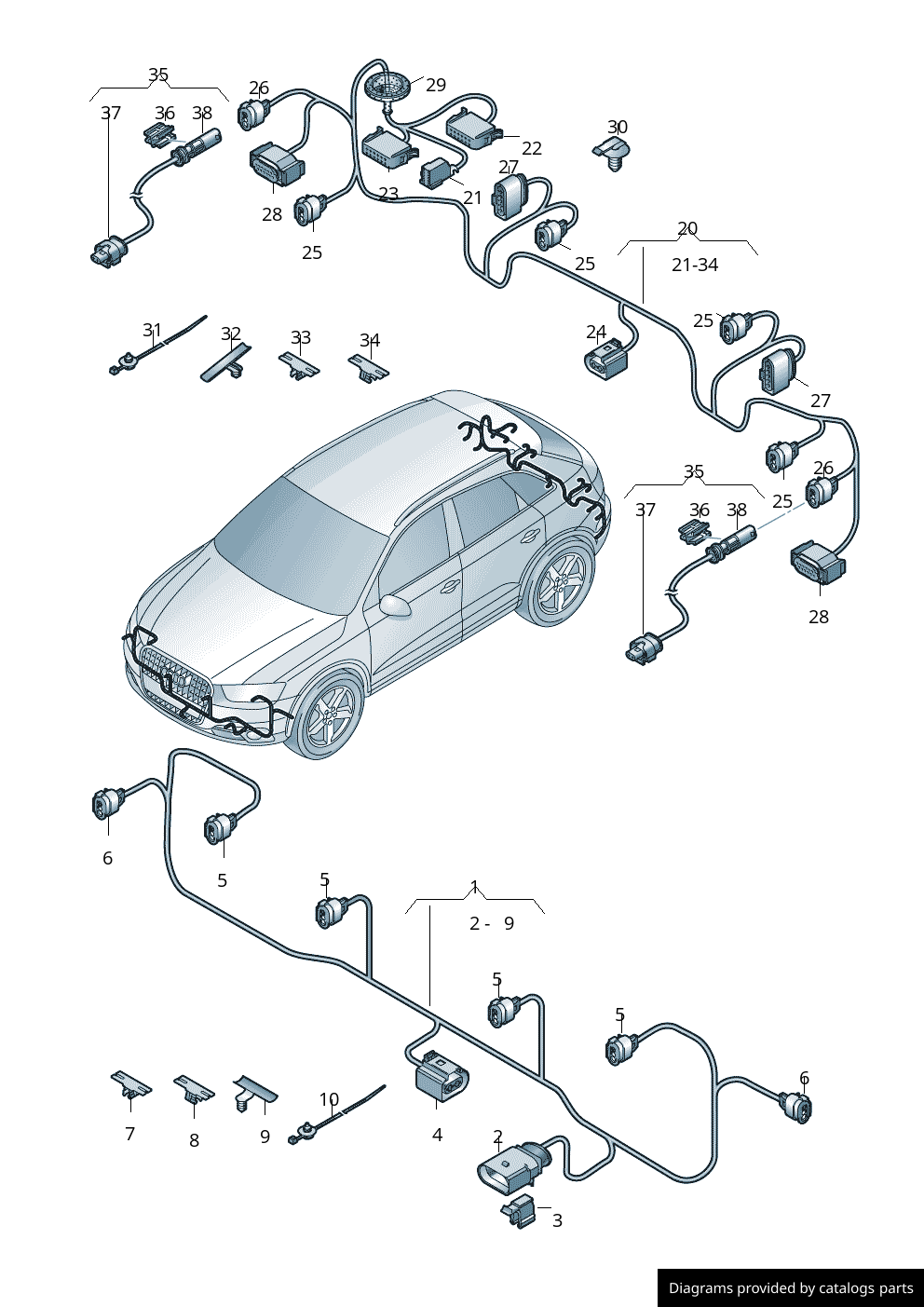 Car part diagram
