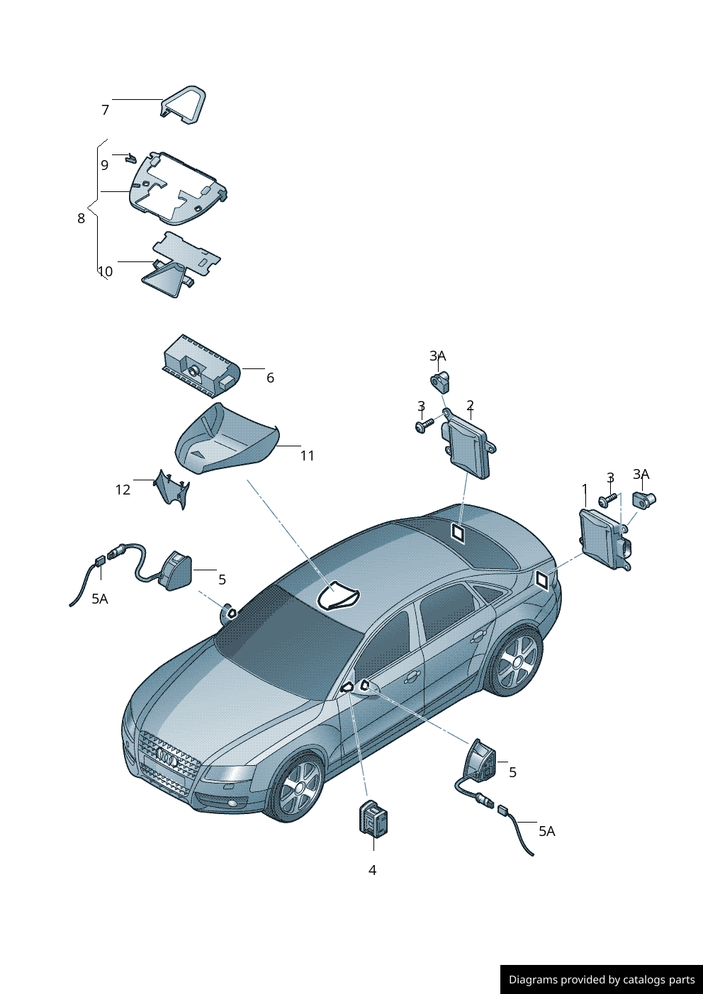 Car part diagram
