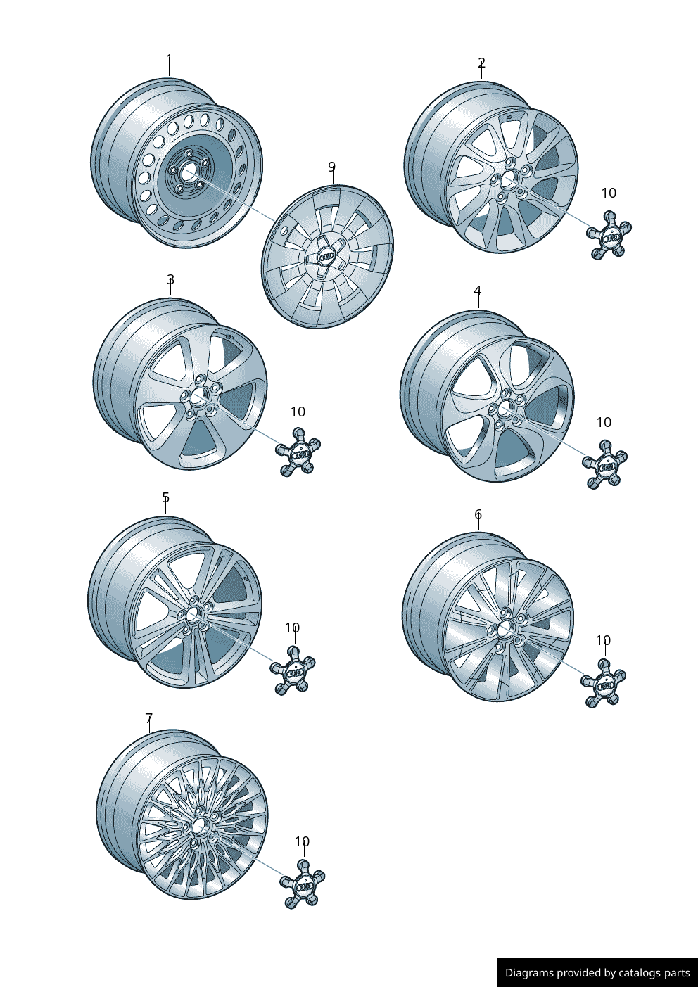 Car part diagram