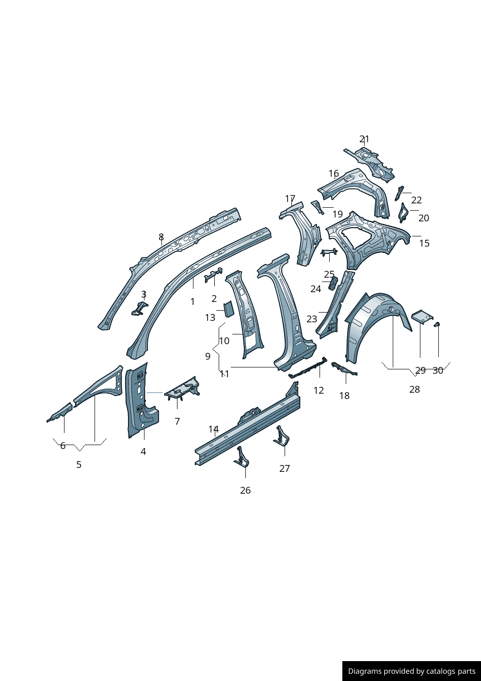 Car part diagram