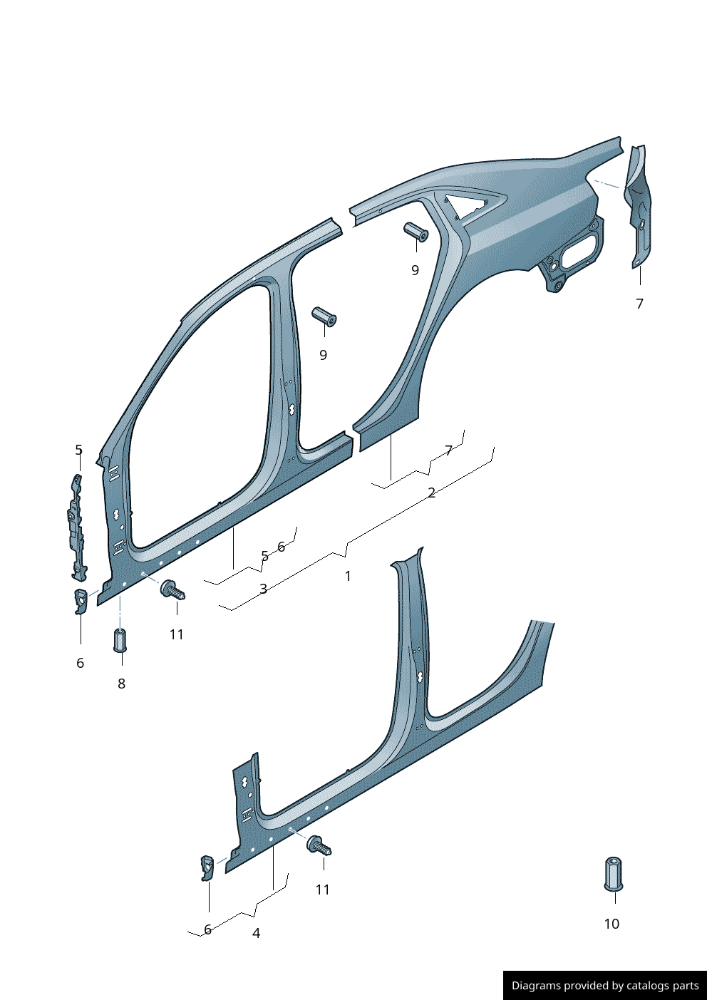 Car part diagram