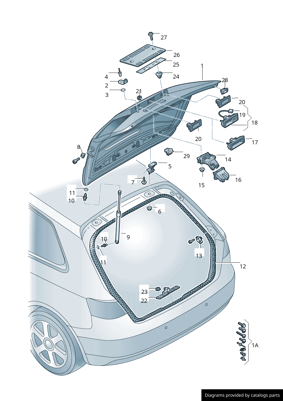 Car part diagram