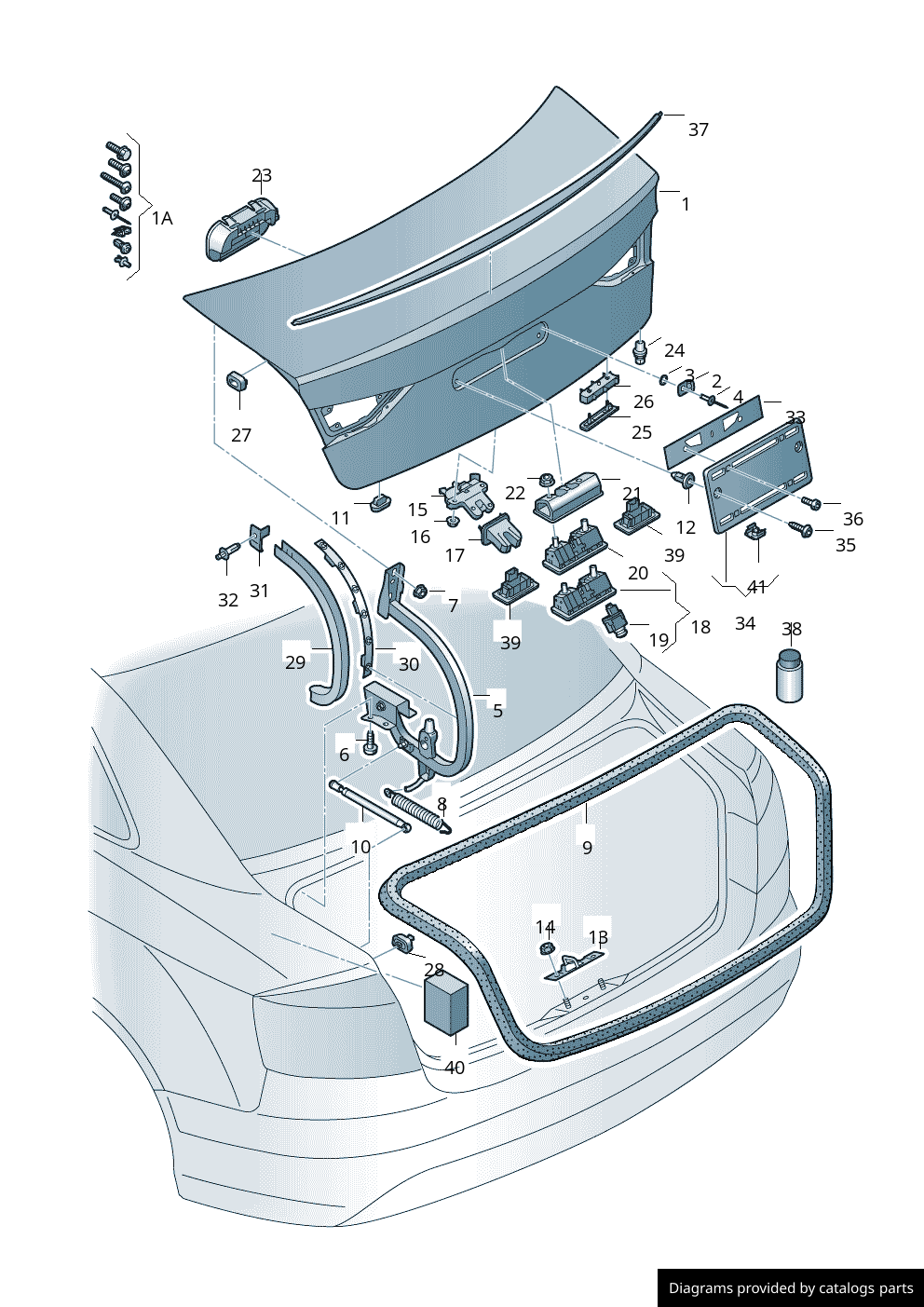 Car part diagram