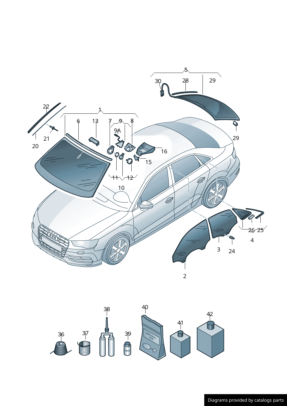 Car part diagram