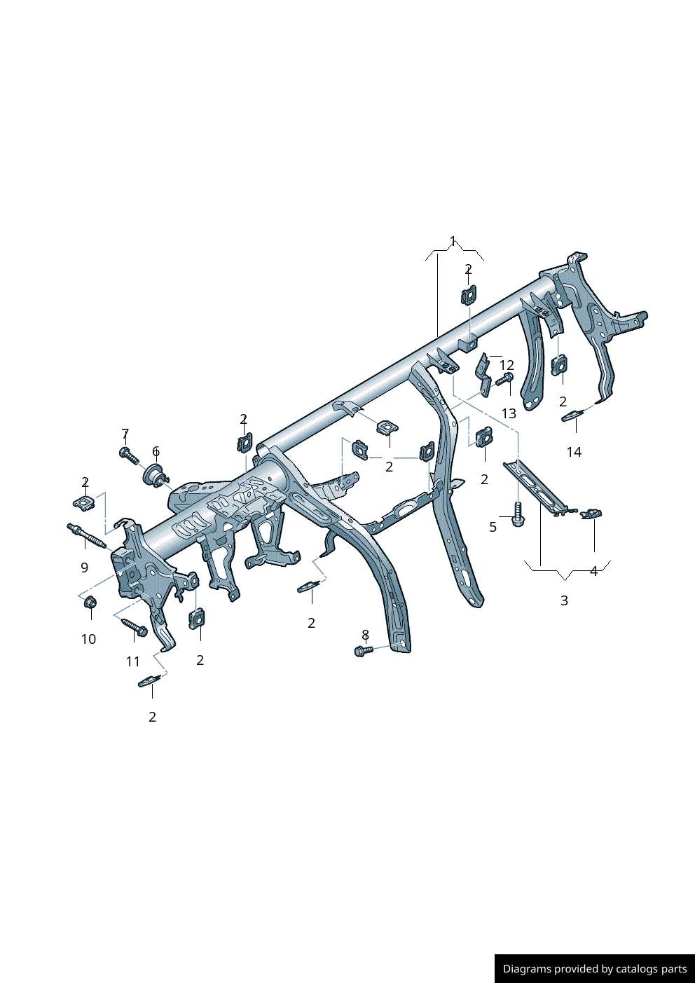 Car part diagram