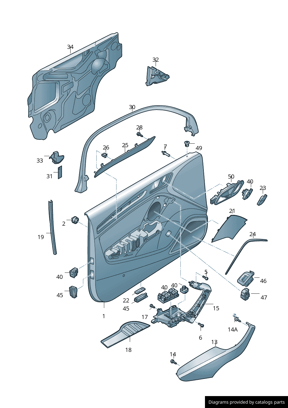 Car part diagram