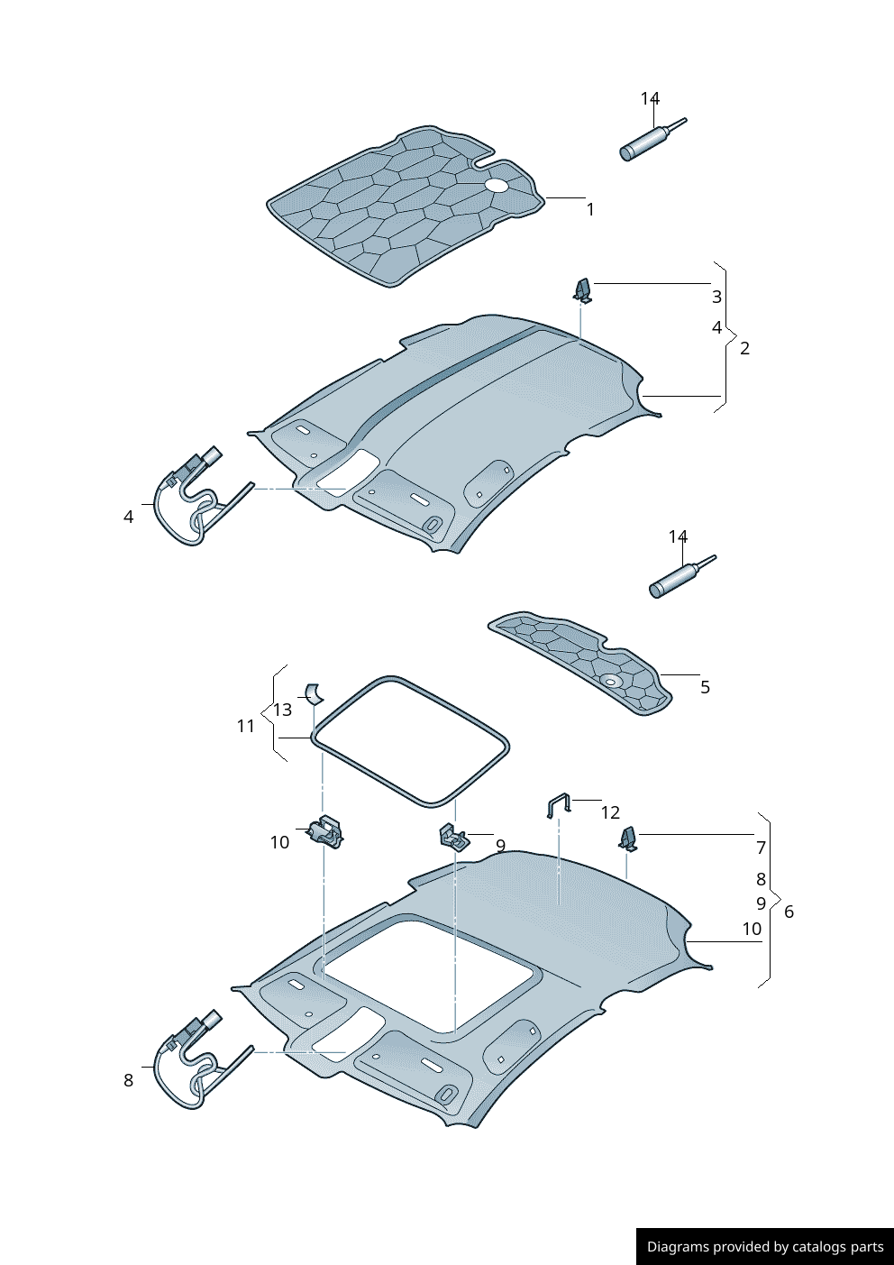 Car part diagram