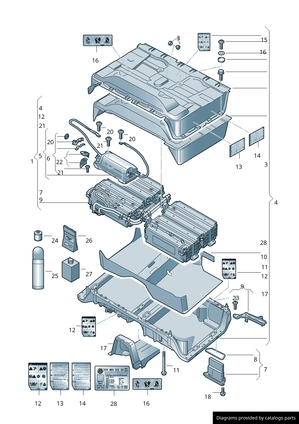 Car part diagram