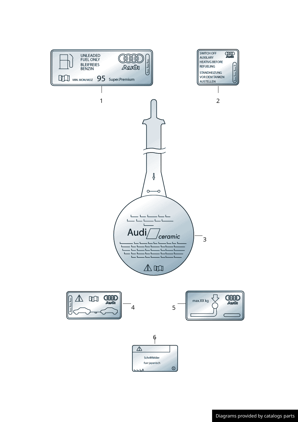 Car part diagram