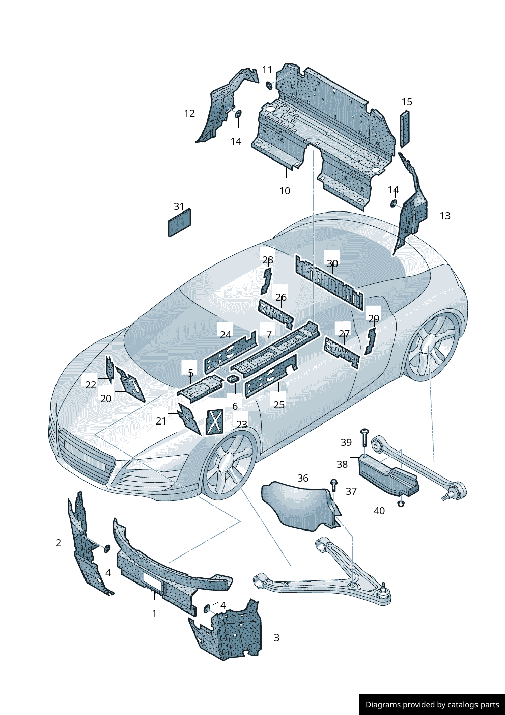 Car part diagram
