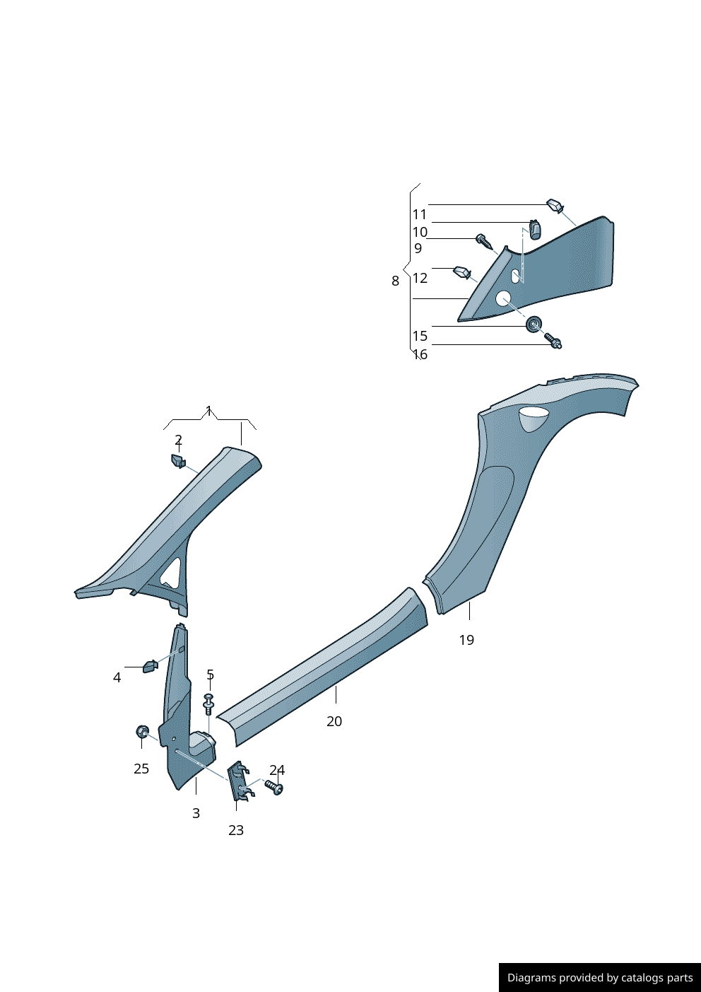 Car part diagram