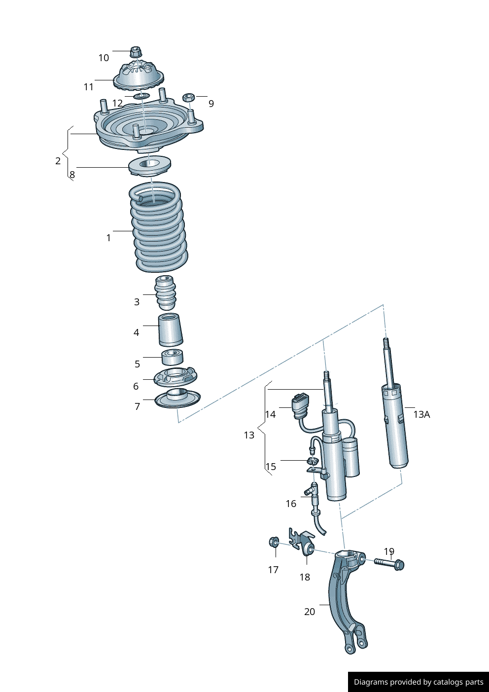 Car part diagram