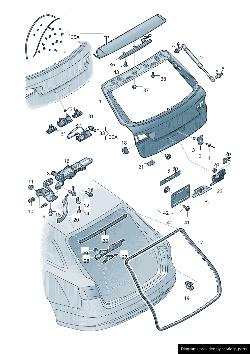 Car part diagram