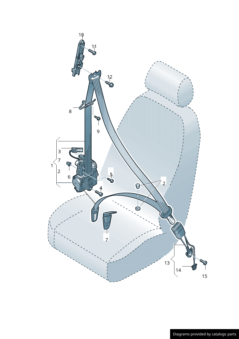Car part diagram