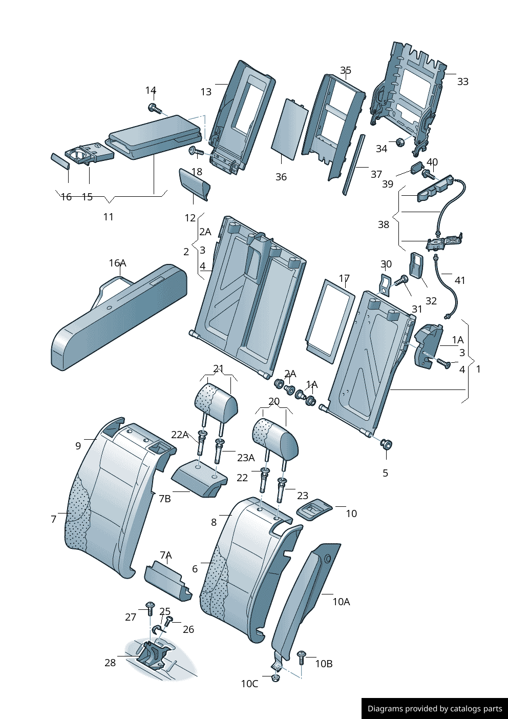 Car part diagram