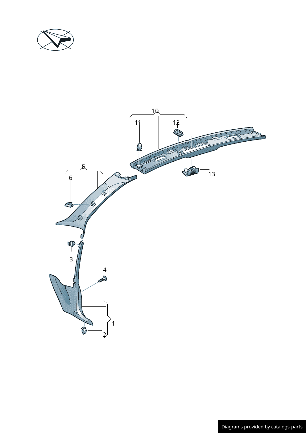 Car part diagram