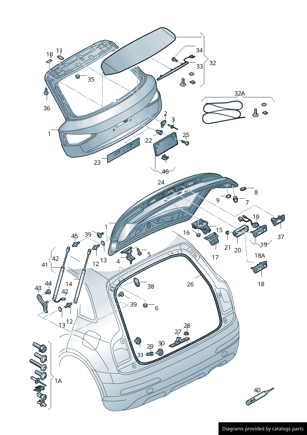 Car part diagram