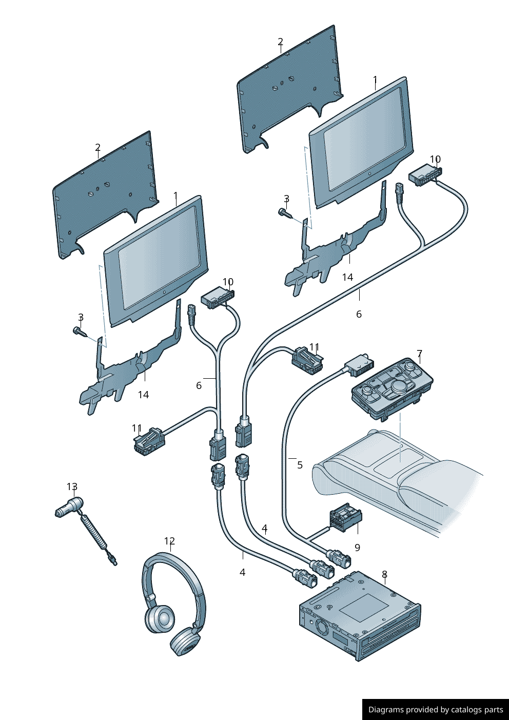 Car part diagram