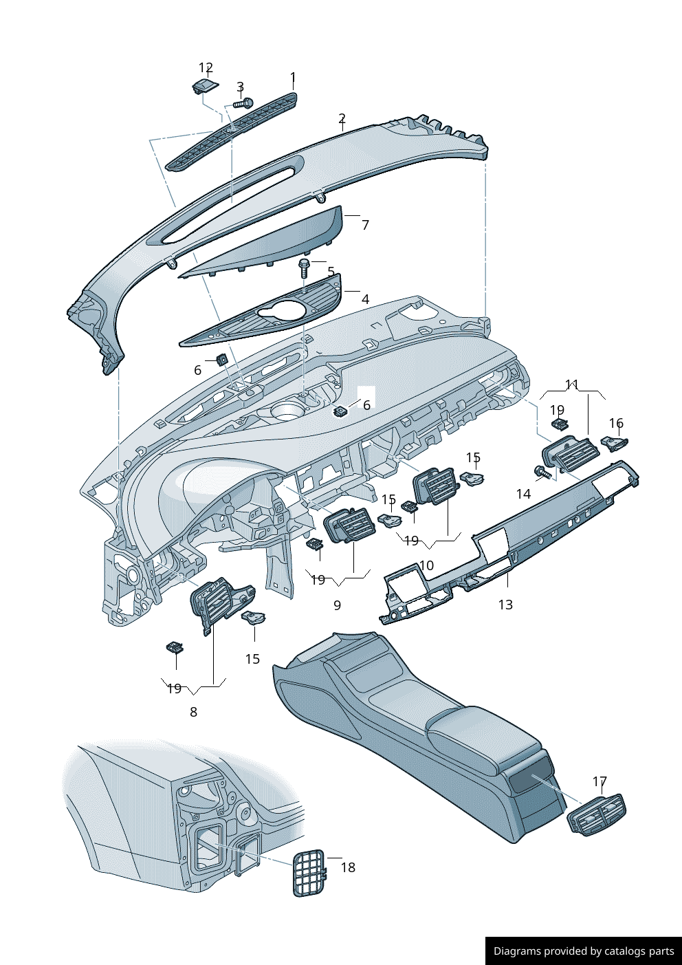 Car part diagram