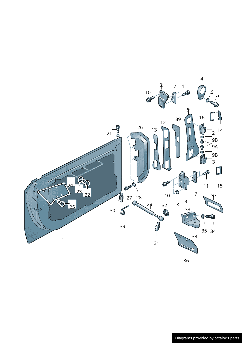 Car part diagram