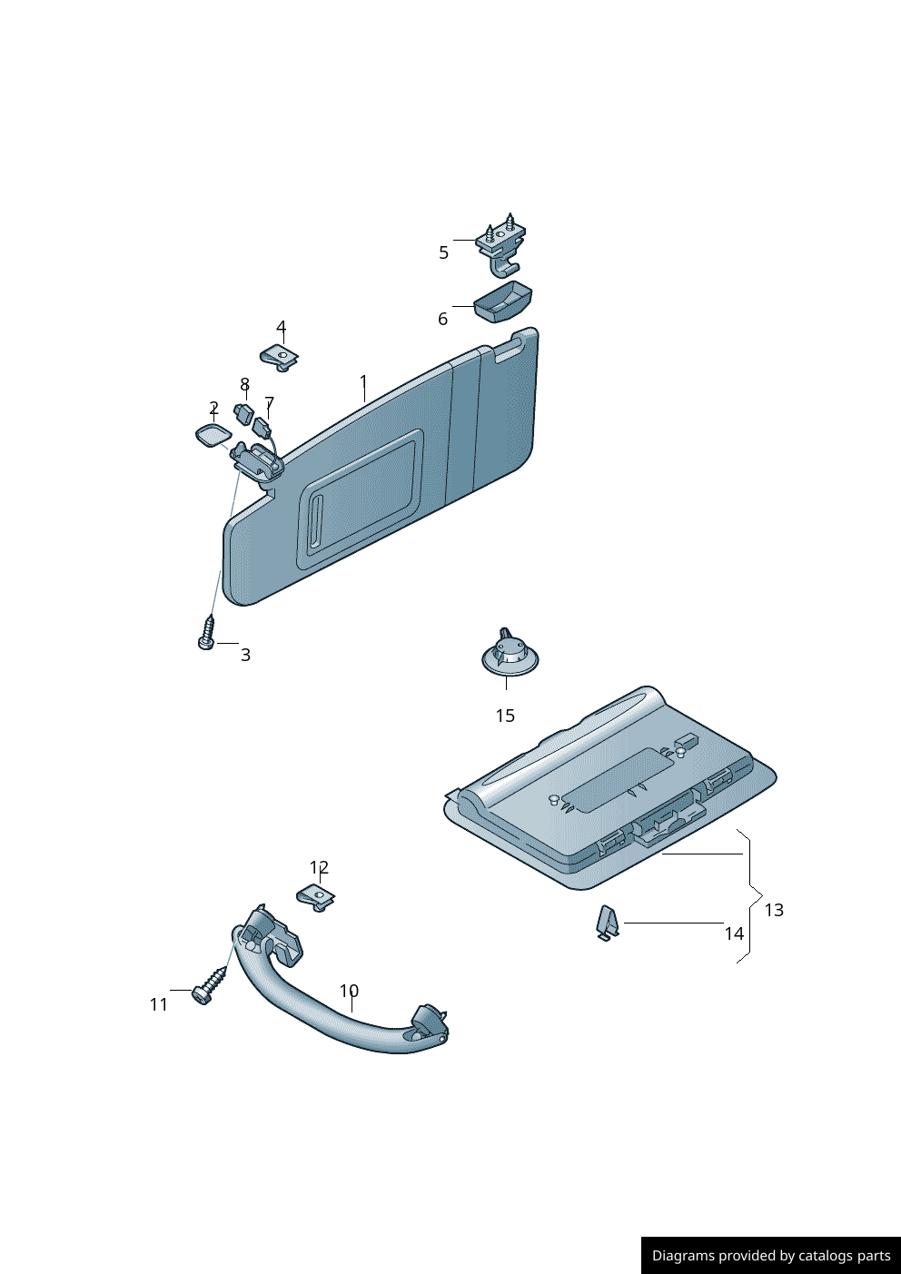 Car part diagram
