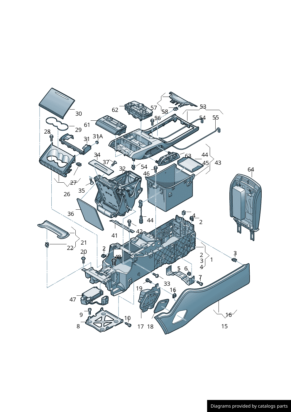 Car part diagram