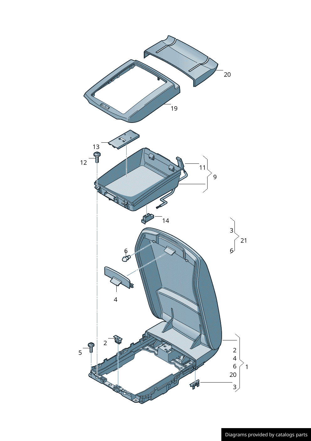 Car part diagram