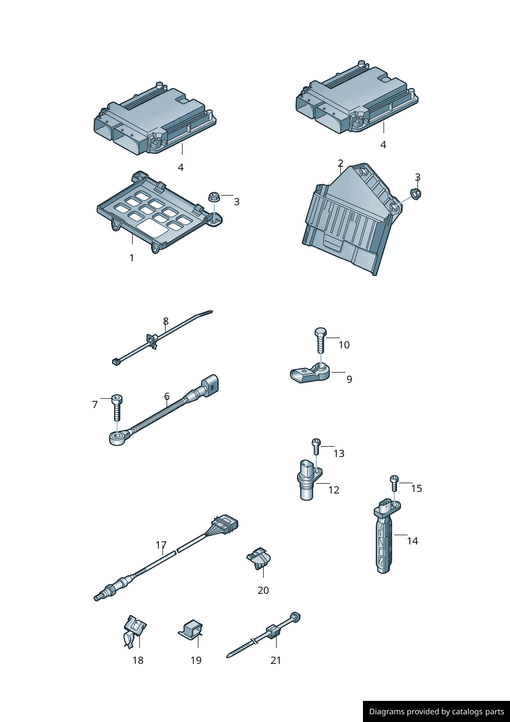 Car part diagram