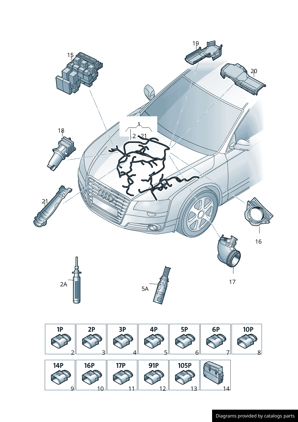 Car part diagram