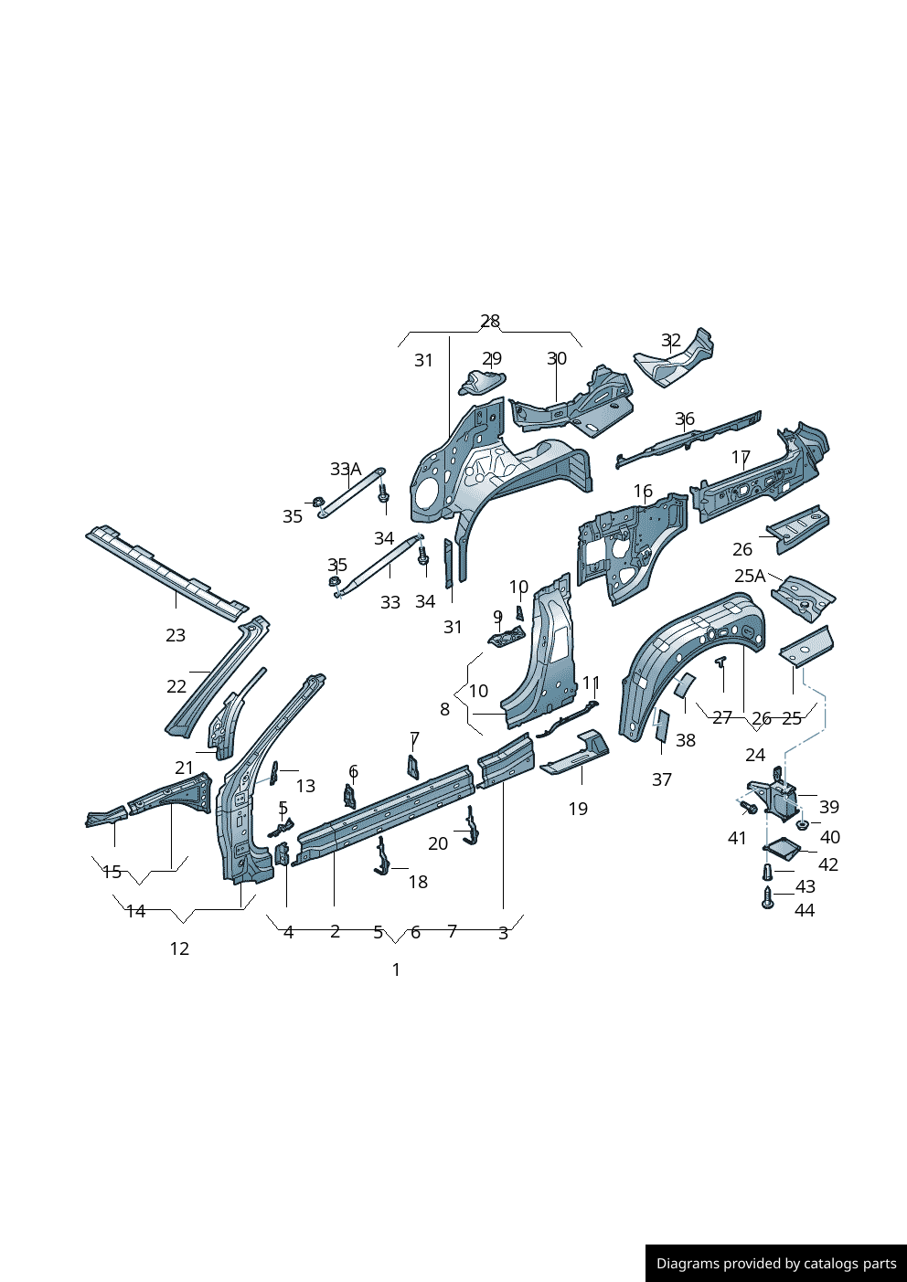Car part diagram