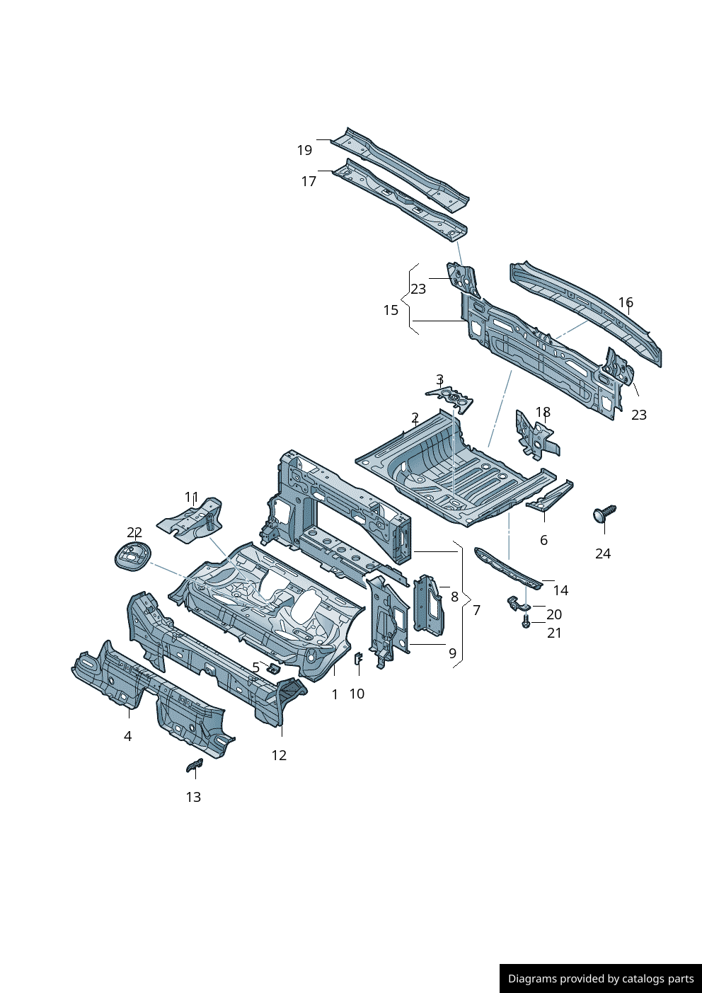 Car part diagram