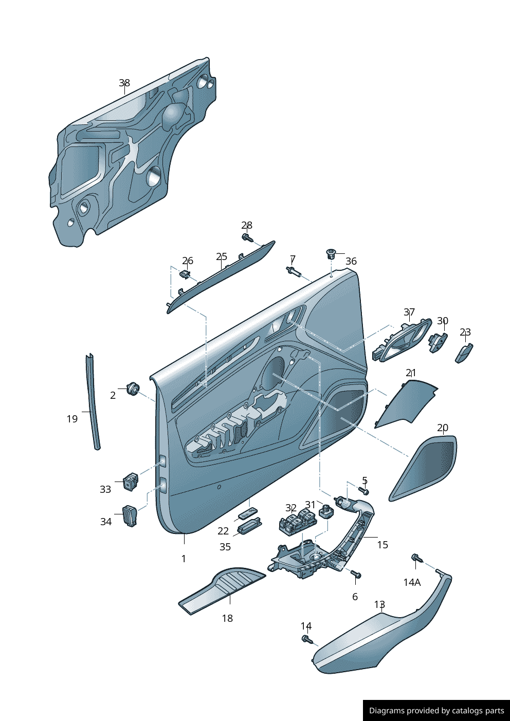 Car part diagram
