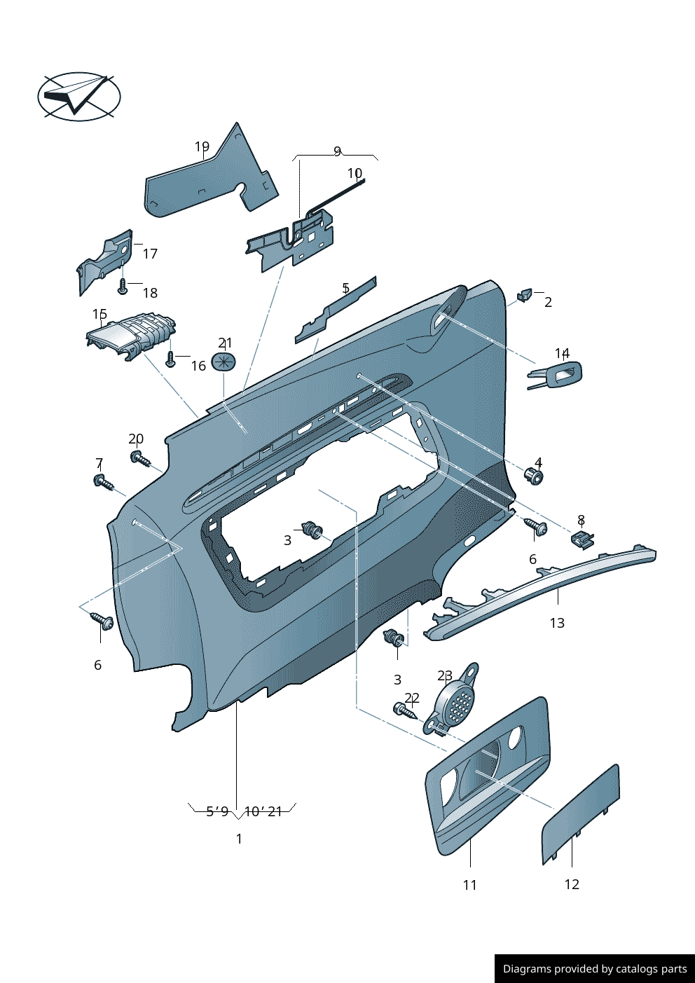 Car part diagram