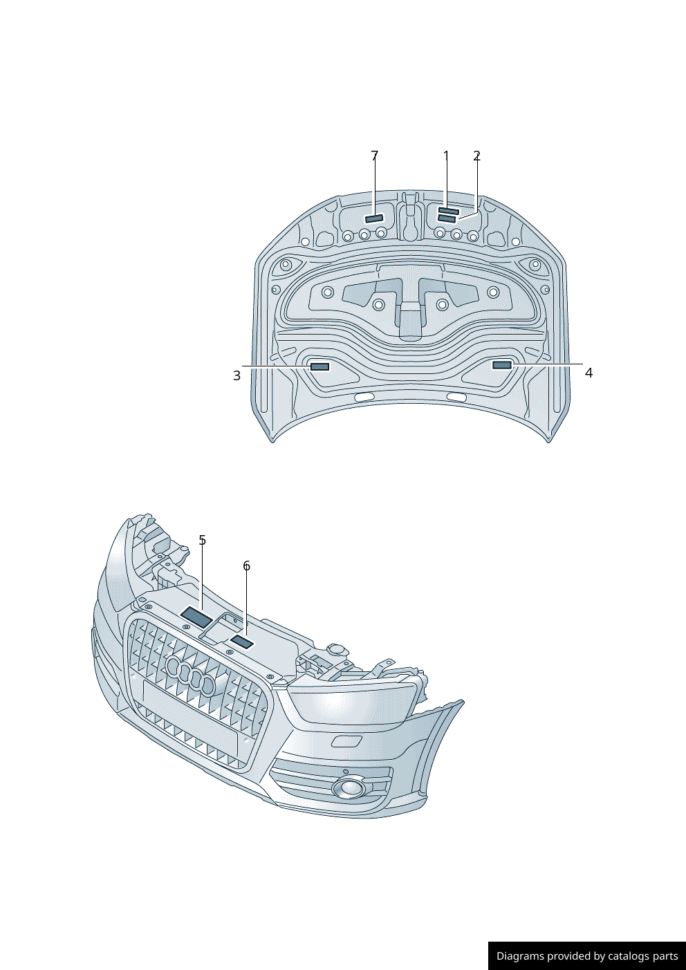 Car part diagram
