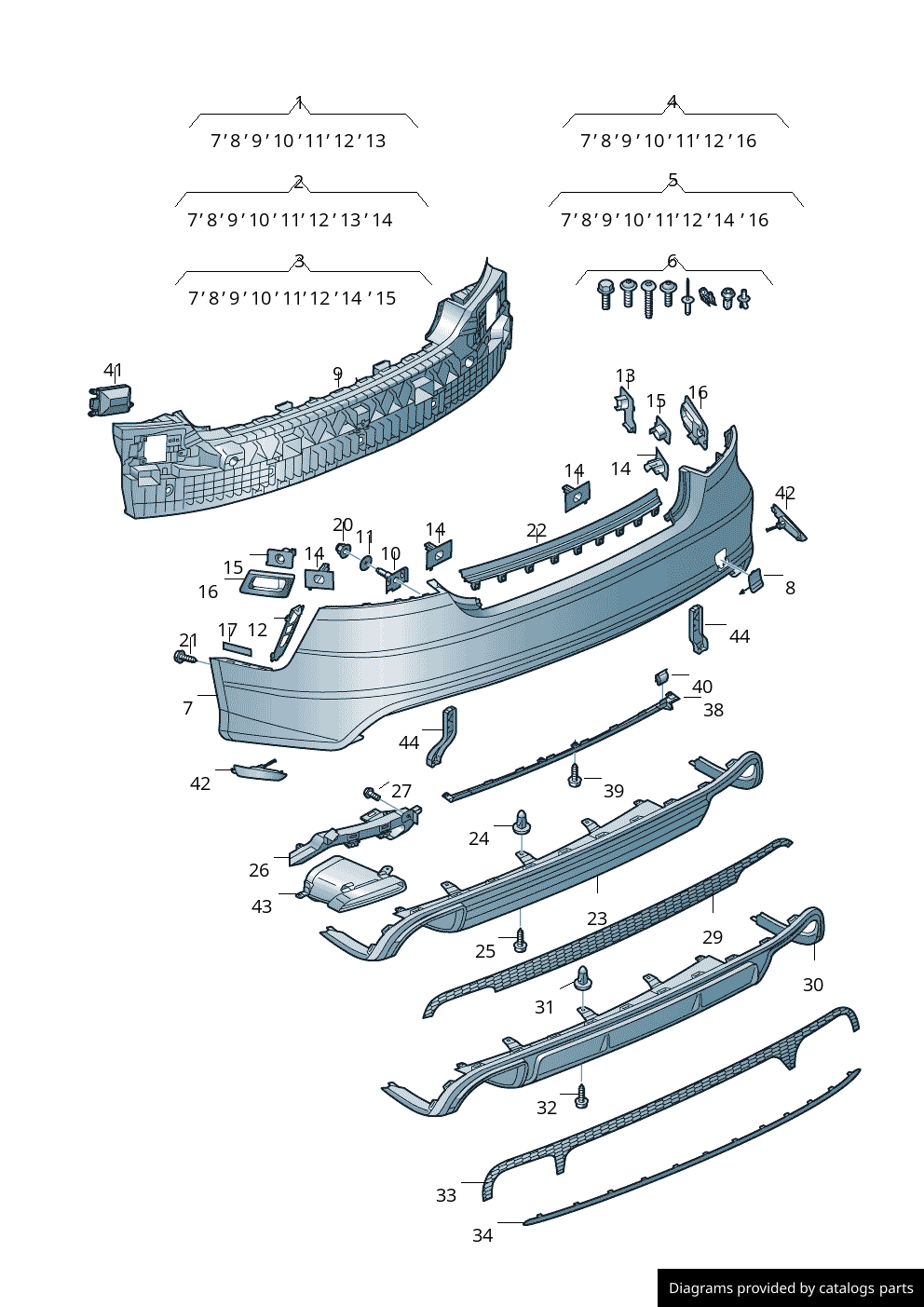 Car part diagram