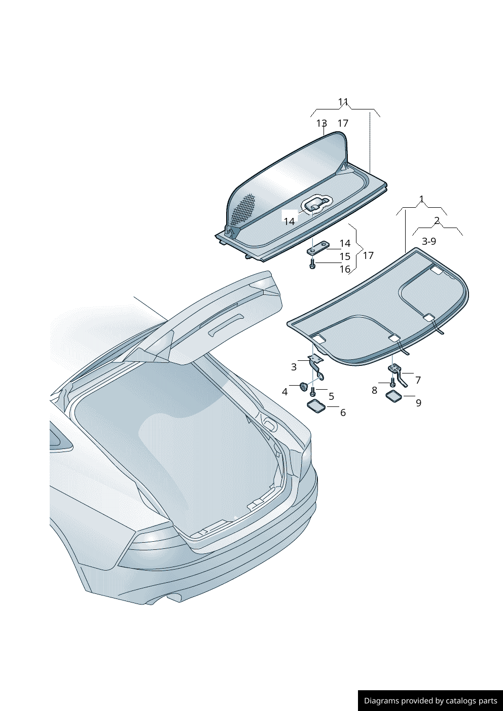 Car part diagram