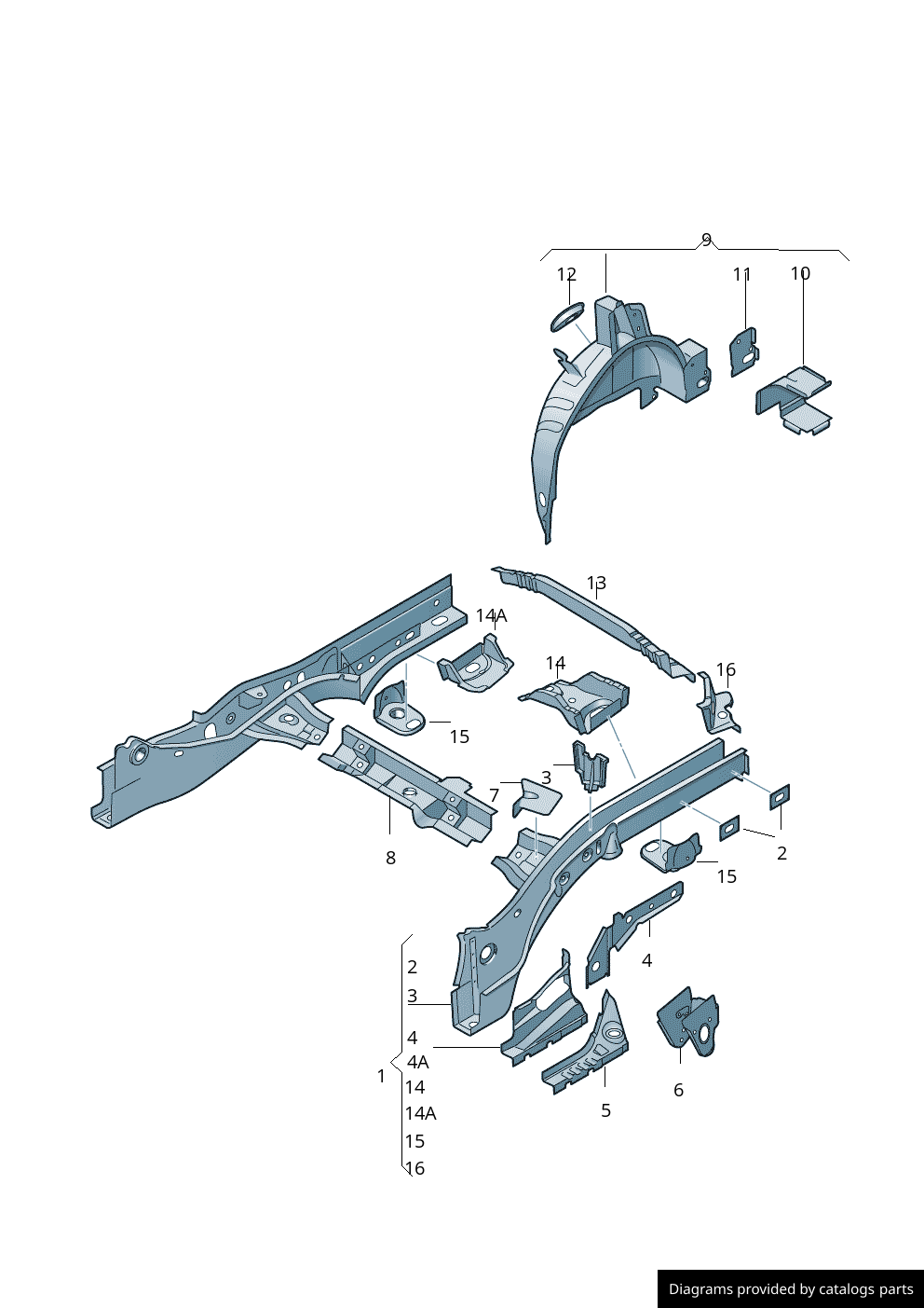 Car part diagram