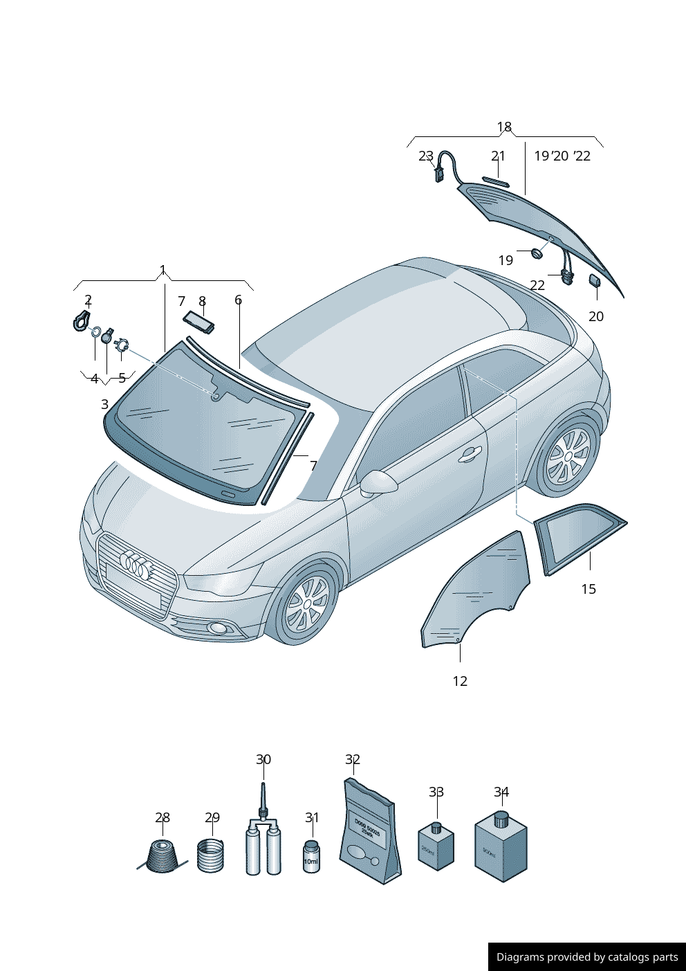 Car part diagram