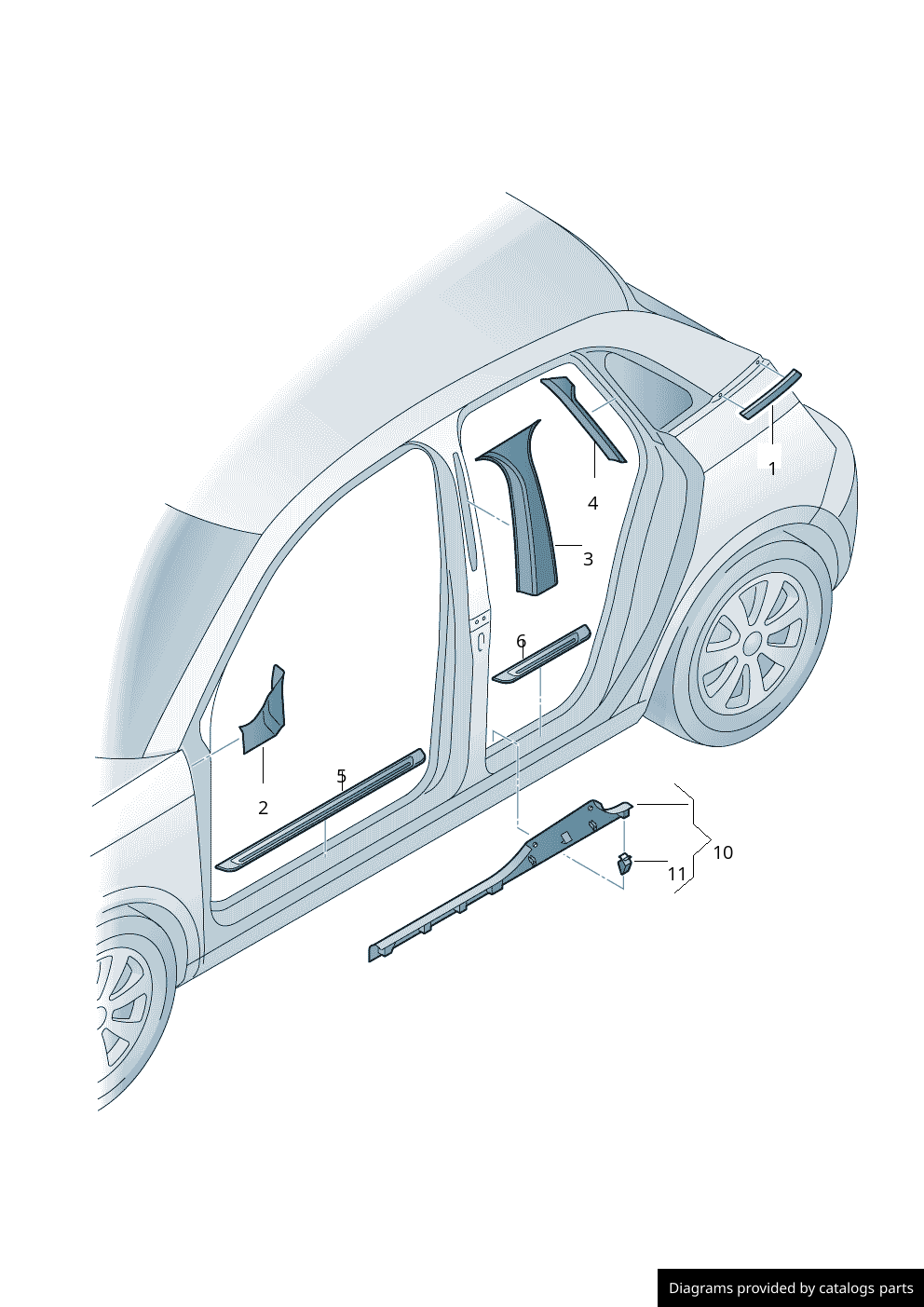Car part diagram