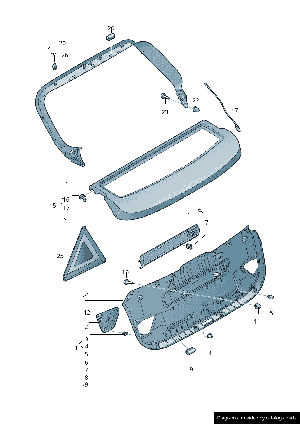 Car part diagram
