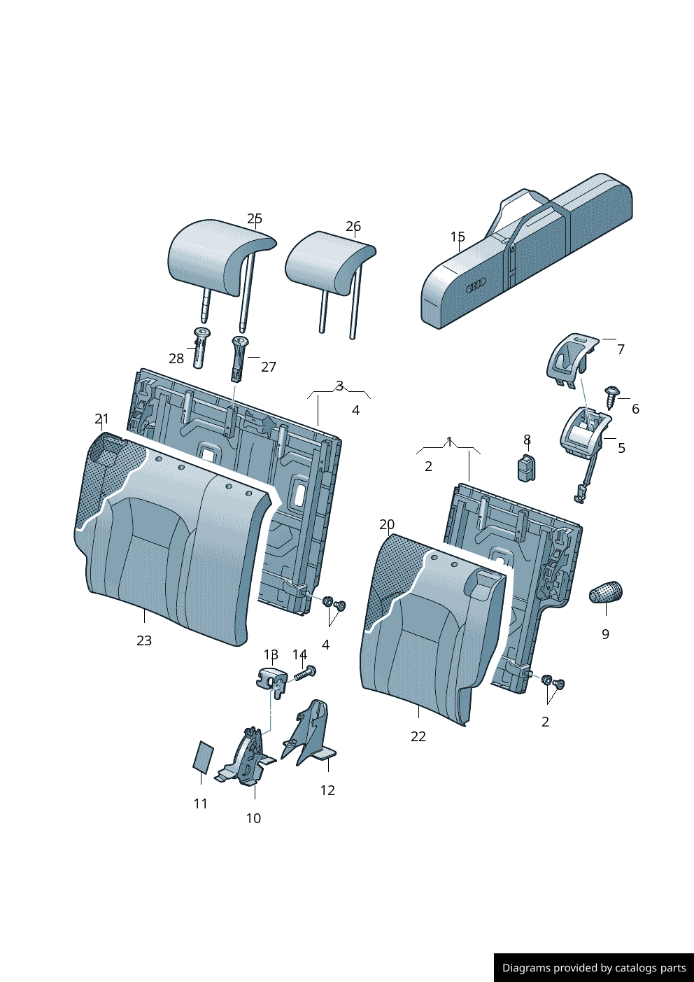 Car part diagram