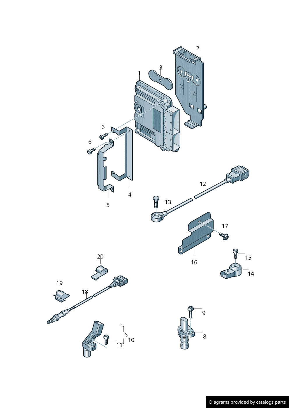 Car part diagram
